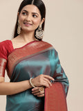 Soft Silk Saree With Multicolour Saree