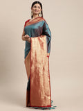 Soft Silk Saree With Multicolour Saree