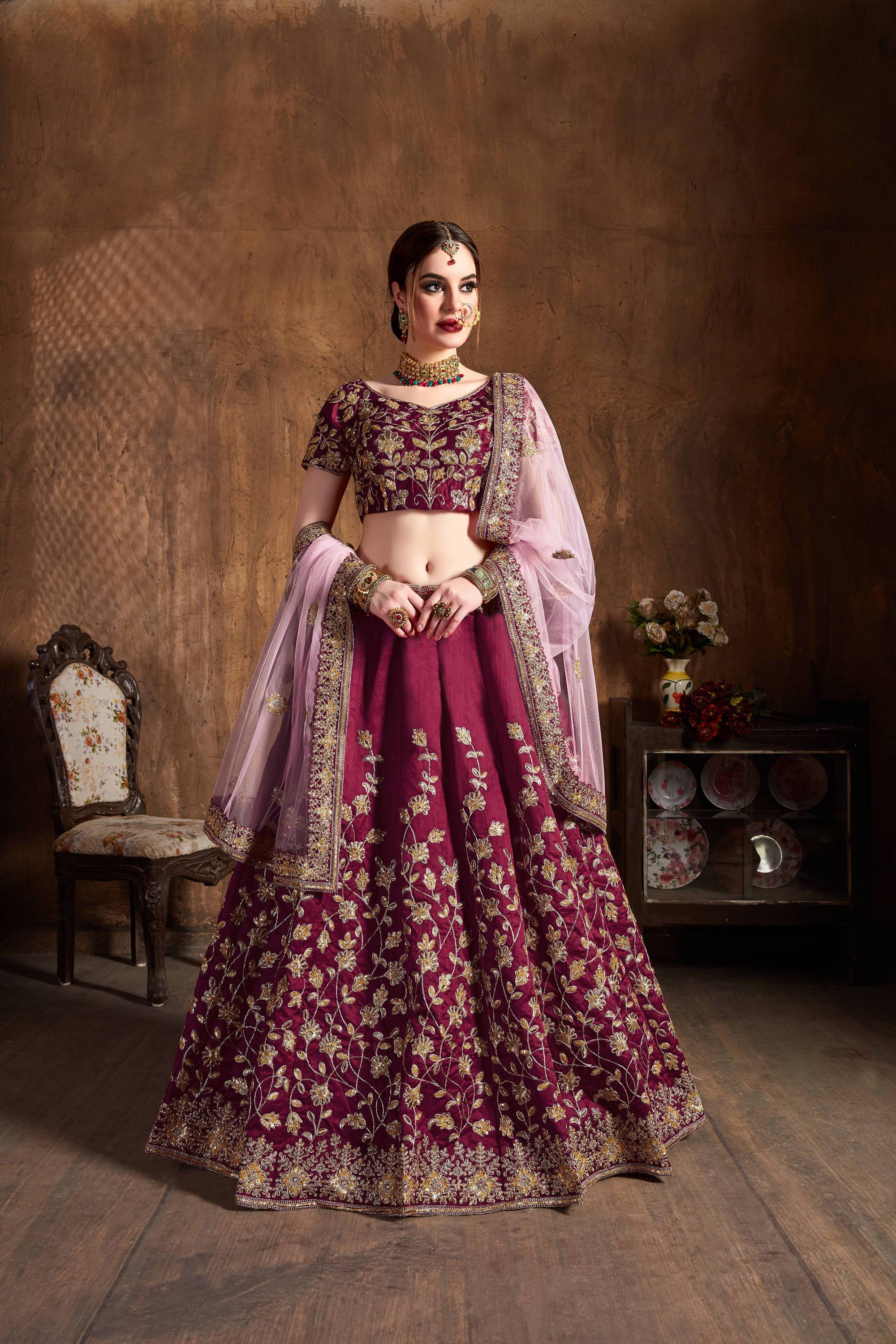 Latest Indian Bridal Dressing Trends 2024 Makeup Jewelry & Hairs | Vestidos  de fiesta, Traje tradicional, Ropa