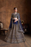 Elegant Raw Silk Lehenga With Designer Choli With Worked Dupatta For Party Wear