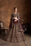 Elegant Heavy Glitter Sequence Embroidery Work Lehenga Choli For Wedding Wear