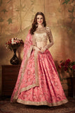 Full Organza Heavy Zari And Sequence With Embroidery Work Lehenga Choli For Party Wear