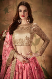 Full Organza Heavy Zari And Sequence With Embroidery Work Lehenga Choli For Party Wear