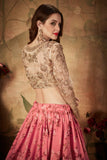 Full Organza Heavy Zari And Sequence With Embroidery Work Lehenga Choli For Party Wear