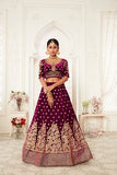 Gorgeous Bridal Wear Designer Lehenga Choli With Thread And Zari Embroidery Work