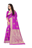 RANI LICHHI SILK SAREE WITH JACQUARD JARI WORK - Cygnus Fashion