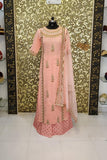 Embellished Salwar Suit With Embroidery Work For Party Wear