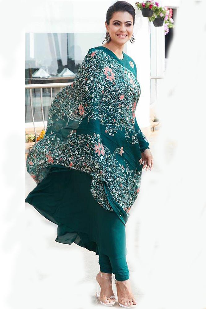 Beautiful Georgette Printed Long Gown With Bottom, Dupatta