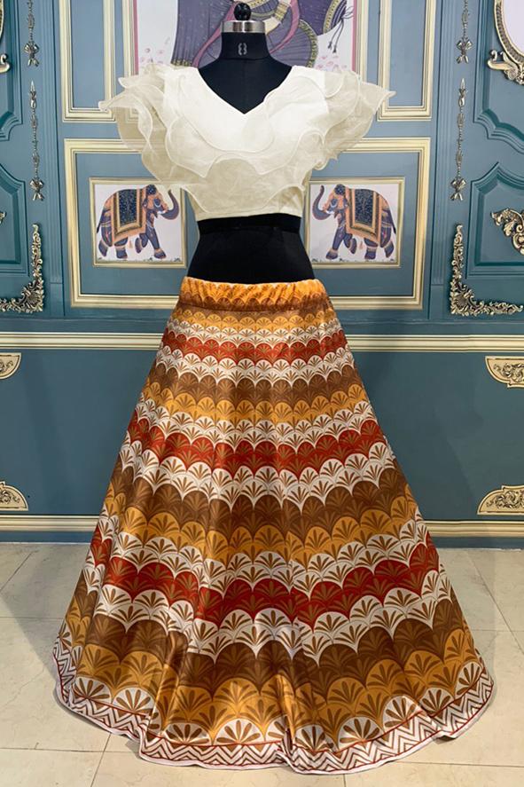 Zeel Clothing Women's Design Banarasi Silk Lehenga Choli with Dupatta  (5031-MultiColor-Wedding-Stylish-New; Free Size) : Amazon.in: Fashion