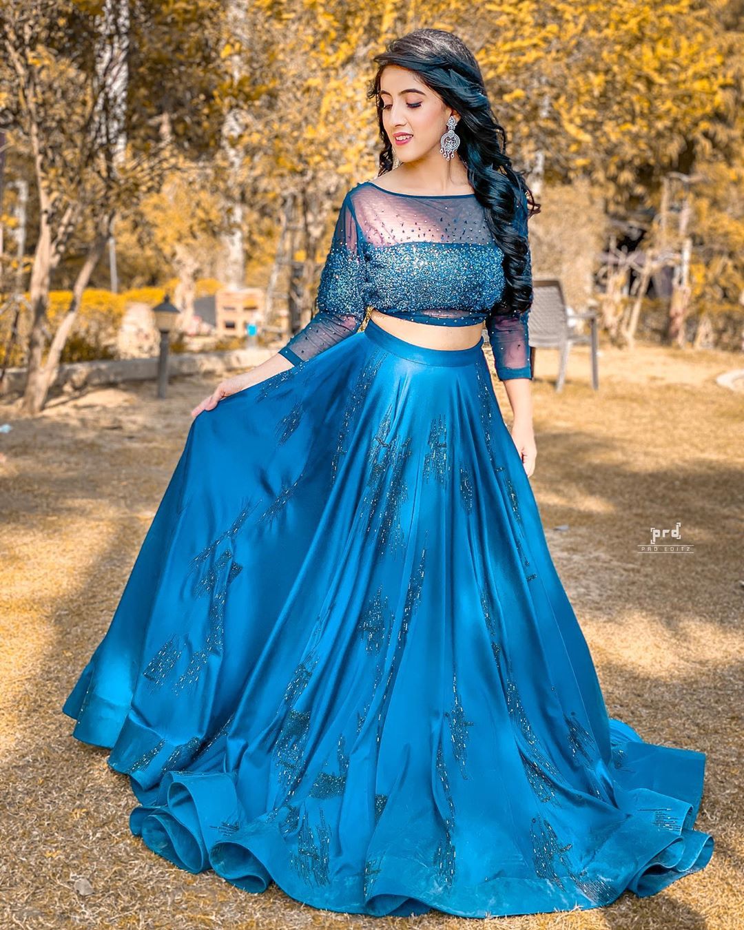 Latest 50 Crop Top and Lehenga Designs (2022) - Tips and Beauty | Wear crop  top, Lehenga designs, Printed skirts