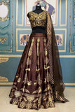 Satin Silk Wedding Wear Lehenga Choli With Sequence Work