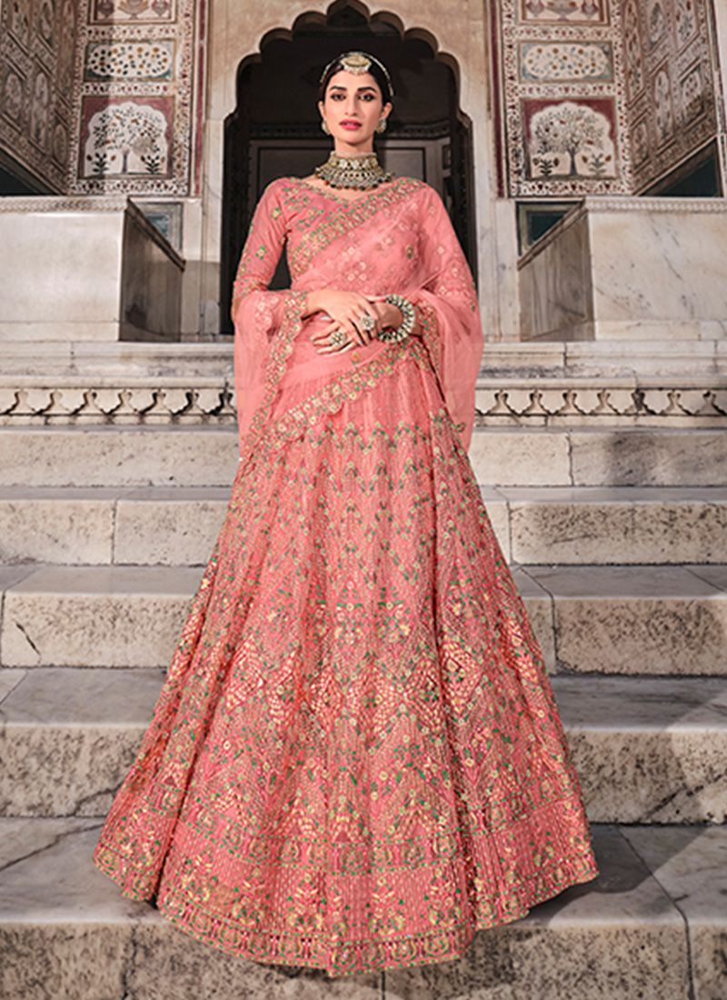 PEACH GOWN  Bombay Creations