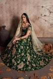 Bridal Designer Lehenga Choli With Dupatta Heaving Sequence And Zari Work