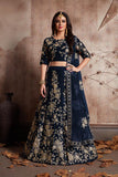 Awesome Velvet Silk Lehenga Choli With Fancy Sequence Design For Party Wear