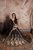 Black Crepe Lehenga Choli With Sequence & Zari Work For Party Wear