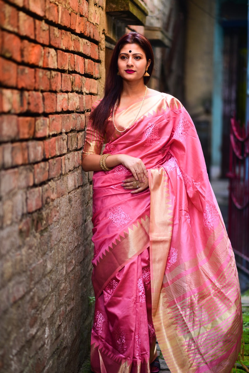 Rani Designer Banglori Raw Silk Saree - Cygnus Fashion