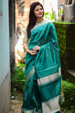 RAMA BANGLORI RAW SILK WEAVING SAREE - Cygnus Fashion