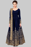 Long Anarkali With Designer Embroidery Work Salwar Suit