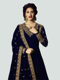 Designer Blue Georgette Anarkali Dress