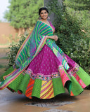 Designer Look Light Multicolour Heavy Mirror work Lehenga