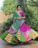 Designer Look Light Multicolour Heavy Mirror work Lehenga