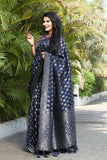 Self Design Woven Jacquard Silk Saree