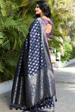 Self Design Woven Jacquard Silk Saree