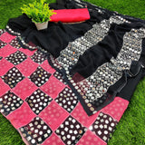 Bollywood Style Real Mirror Saree