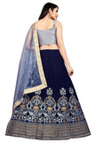 Embellished Flared Velvet Lehenga Choli Embroidery & Lace Work