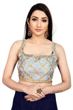 Embellished Flared Velvet Lehenga Choli Embroidery & Lace Work