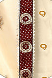 Stylish Beige Color Embroidery Work Lehenga Choli For Wedding Wear