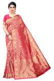 Rani Litchi Silk  With Jacquard Jari Work