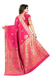 RANI LICHHI SILK SAREE WITH JACQUARD JARI WORK - Cygnus Fashion