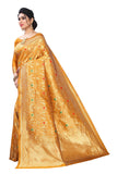 Handloom Litchi Silk Jacquard Saree