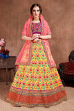 Bridal Wear Lehenga Choli With Heavy Embroidery And Stone Work