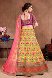 Bridal Wear Lehenga Choli With Heavy Embroidery And Stone Work