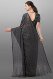 Grey Mushroom Designer Fancy Saree