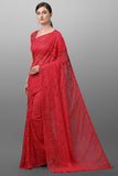 Red Colour Attractive Designer Saree