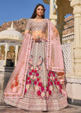 Pink Color Soft Net Fabric Resham Work Lehenga Choli Be the first to review this product