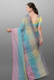 Party Wear Thread Work Viscose Yarn Saree