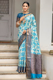 Saundrya Soft Silk Weaving Saree - Cygnus Fashion