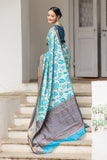 Saundrya Soft Silk Weaving Saree - Cygnus Fashion