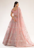 Baby Pink Color Soft Net Fabric Lehenga With Net Dupatta