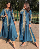 Yankita Kapoor Style Blue Designer Suit