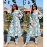 Yankita Kapoor Style Sky Blue Salwar Suit