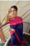 Bollywood Soft Lichi Silk Wiith Rich Pallu  Jacquard Work