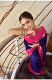 BOLLYWOOD SOFT LICHI SILK WIITH RICH PALLU & JACQUARD WORK - Cygnus Fashion