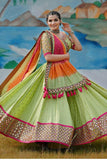 Party Wear Lehenga With Real Mirror Work With Designer Choli And Dupatta