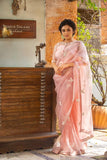 Designer Organza Saree With Designer Lace Work