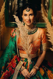 Floral Printed Designer Party Wear Semi Stitched Lehenga Choli With Dupatta